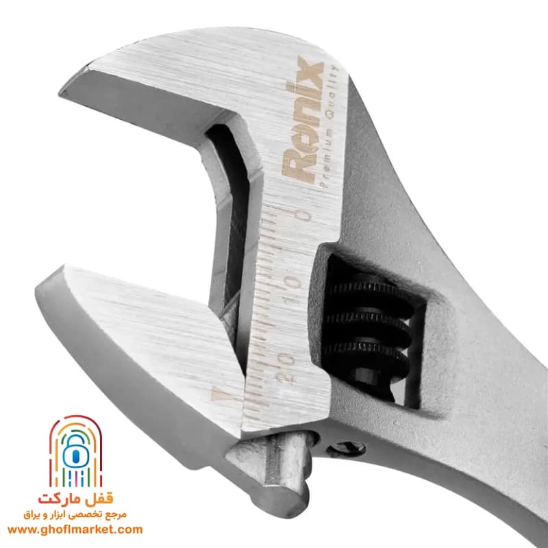 آچار فرانسه 8 اینچ رونیکس مدل RH-2402 — تصویر ۹