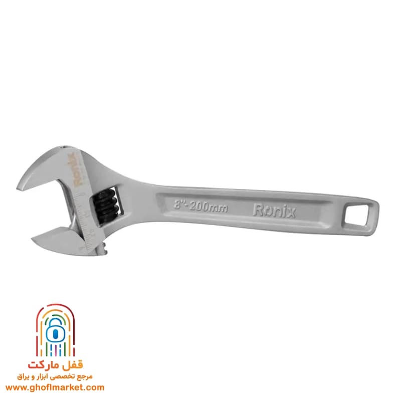 آچار فرانسه 8 اینچ رونیکس مدل RH-2402 — تصویر ۸