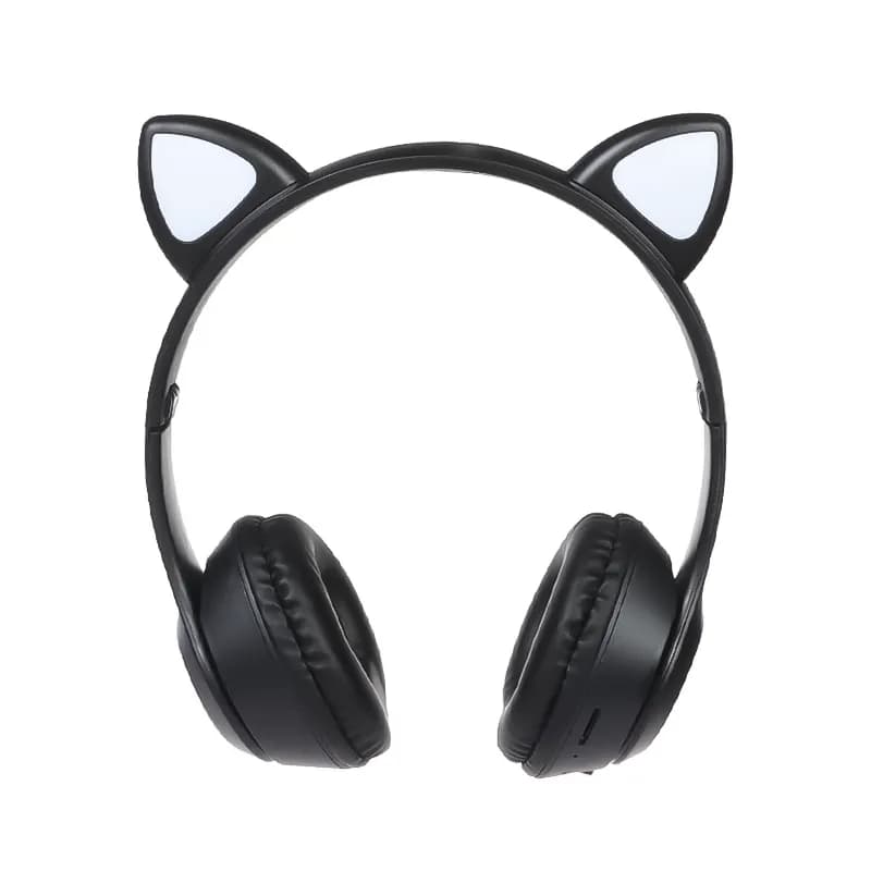 هدفون بی سیم عروسکی طرح CAT مدل MZ-023 – مشکی — تصویر ۷