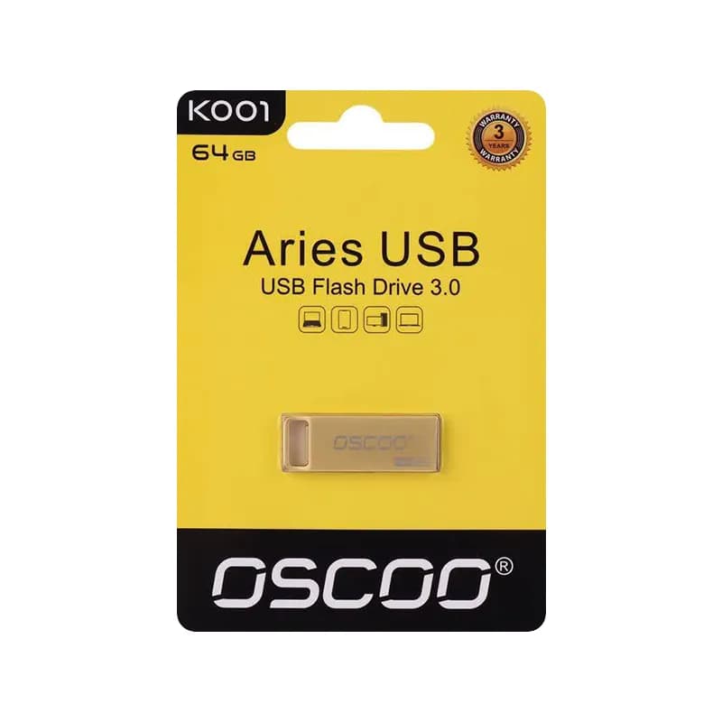 فلش مموری USB3.0 اوسکو مدل Aries K001 ظرفیت 64 گیگابایت