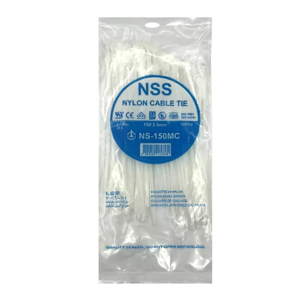 بست کمربندی پلاستیکی ان اس اس 15سانتیمتر عرض 2.5میلیمتر (NSS) — تصویر ۹