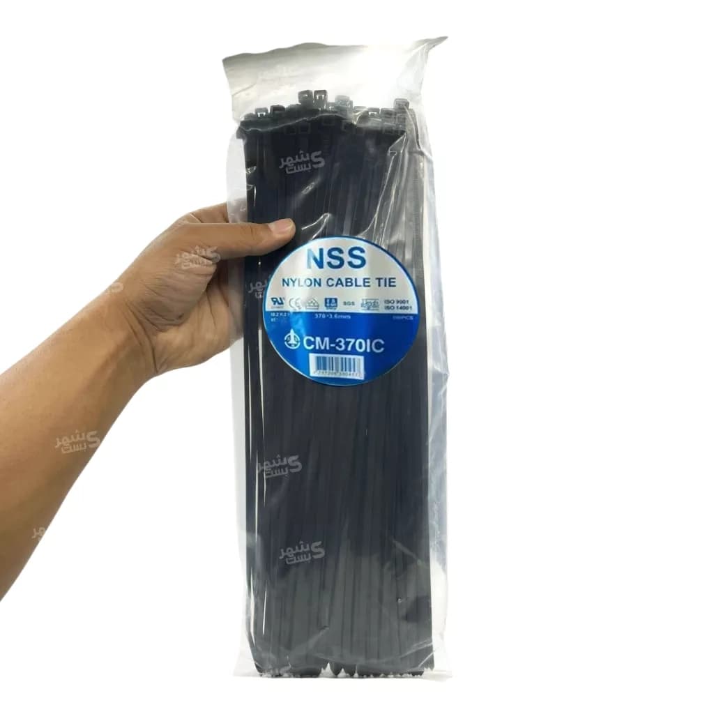 بست کمربندی پلاستیکی ان اس اس 37سانتیمتر عرض 3.6میلیمتر (NSS) — تصویر ۱۱