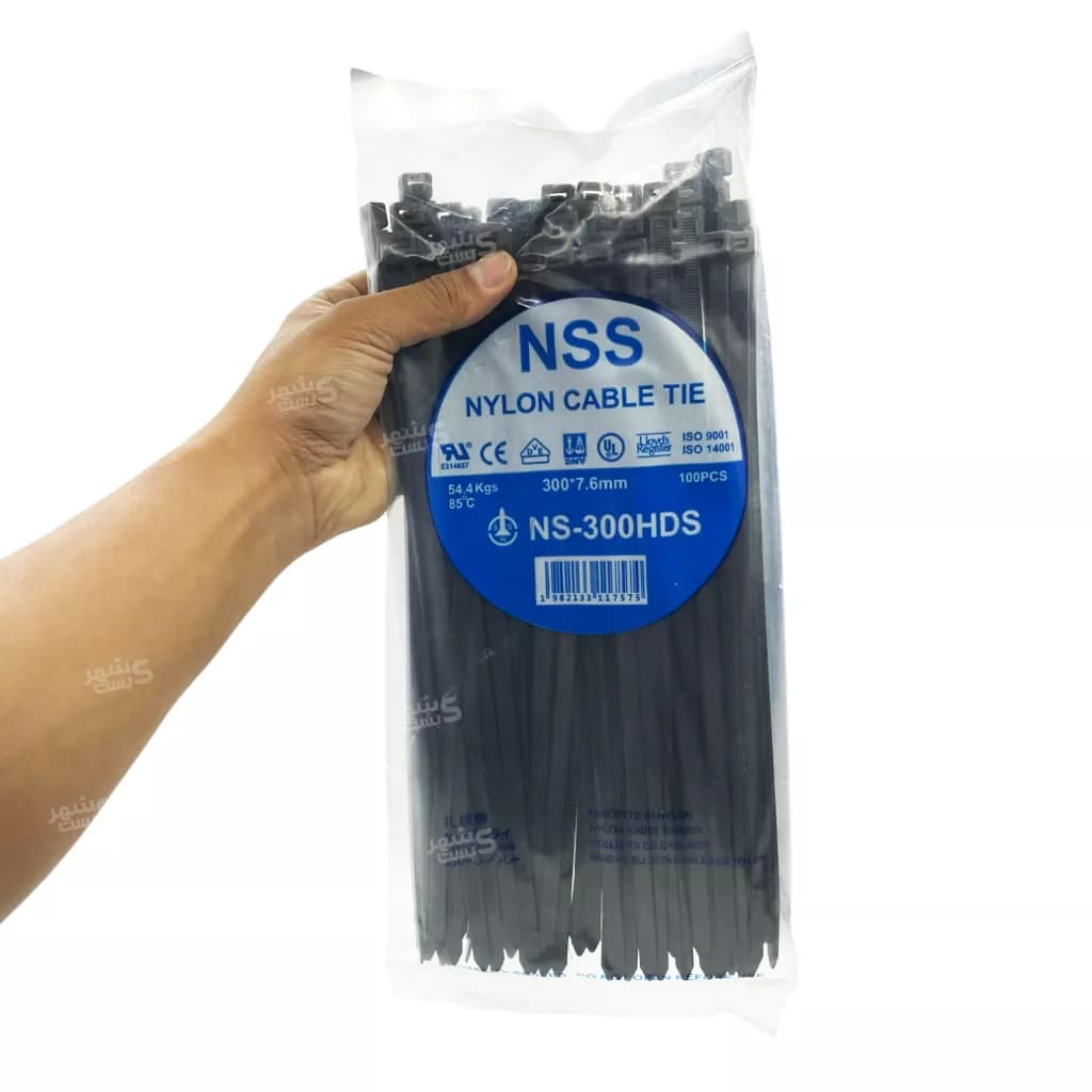 بست کمربندی پلاستیکی ان اس اس 30سانتیمتر عرض 7.6میلیمتر (NSS) — تصویر ۱۱