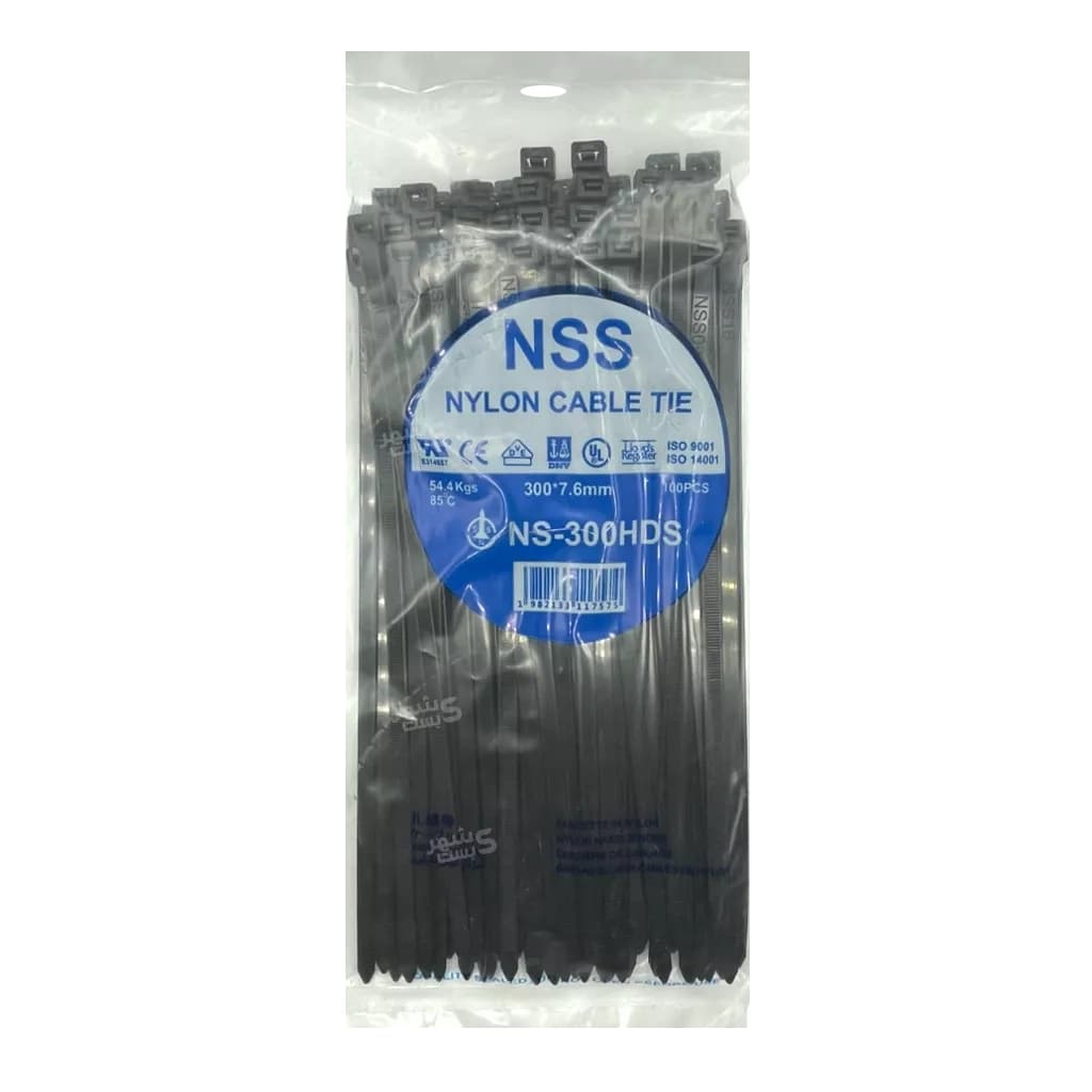 بست کمربندی پلاستیکی ان اس اس 30سانتیمتر عرض 7.6میلیمتر (NSS) — تصویر ۹