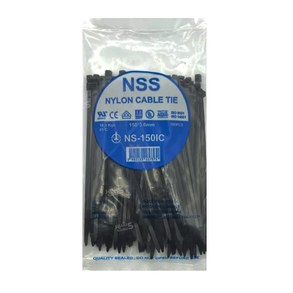 بست کمربندی پلاستیکی ان اس اس 15سانتیمتر عرض 3.6میلیمتر (NSS) — تصویر ۱۰