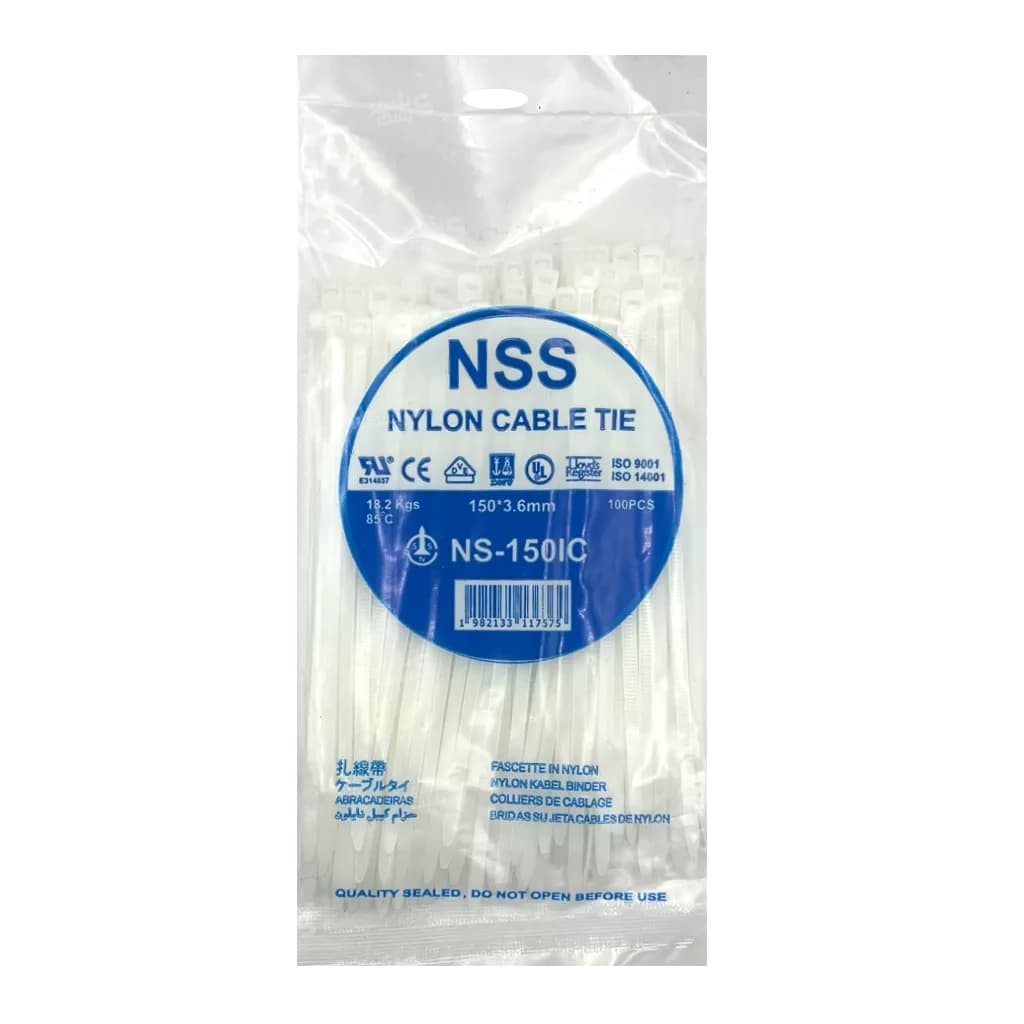 بست کمربندی پلاستیکی ان اس اس 15سانتیمتر عرض 3.6میلیمتر (NSS)