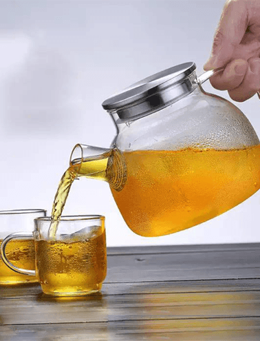 قوری پیرکس درب استیل با ظرفیت 1000 میلی لیتر — تصویر ۶