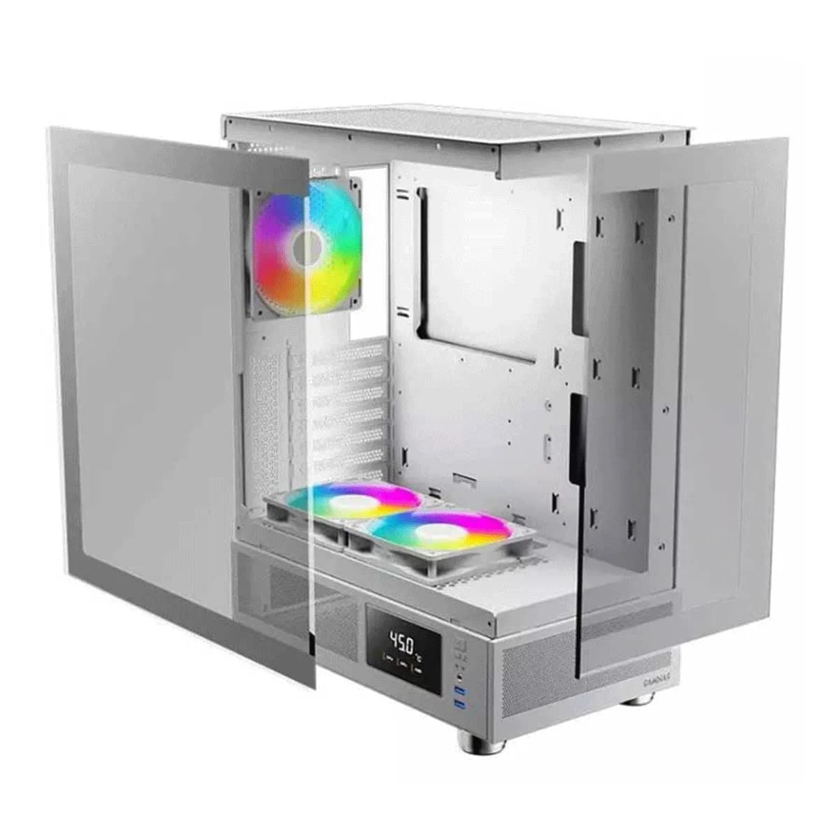 کیس کامپیوتر گیم دیاس مدل GAMDIAS ATLAS E1 WH — تصویر ۲