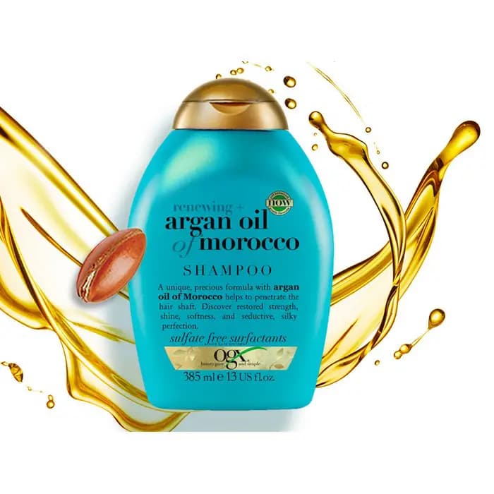شامپو او جی ایکس OGX آرگان ترمیم کننده مدل Renewing + Argan Oil Of Morocco حجم 385 میل — تصویر ۴