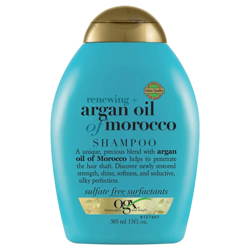 شامپو او جی ایکس OGX آرگان ترمیم کننده مدل Renewing + Argan Oil Of Morocco حجم 385 میل — تصویر ۲