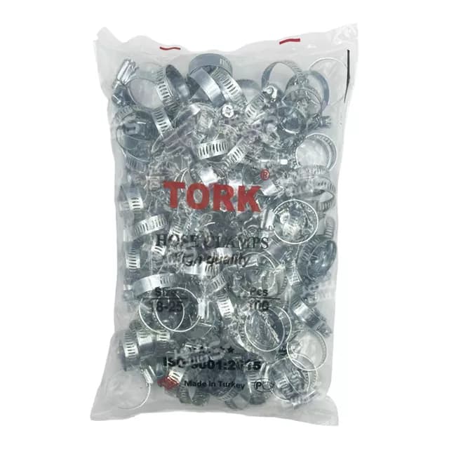 بست شلنگ فلزی سایز 18/25 میلیمتر برند ترک (TORK) — تصویر ۸