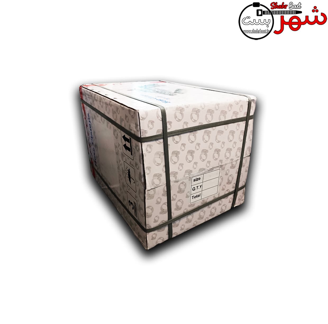 بست شلنگ فلزی سایز 13/19 میلیمتر برند اف اف (Ff) — تصویر ۷