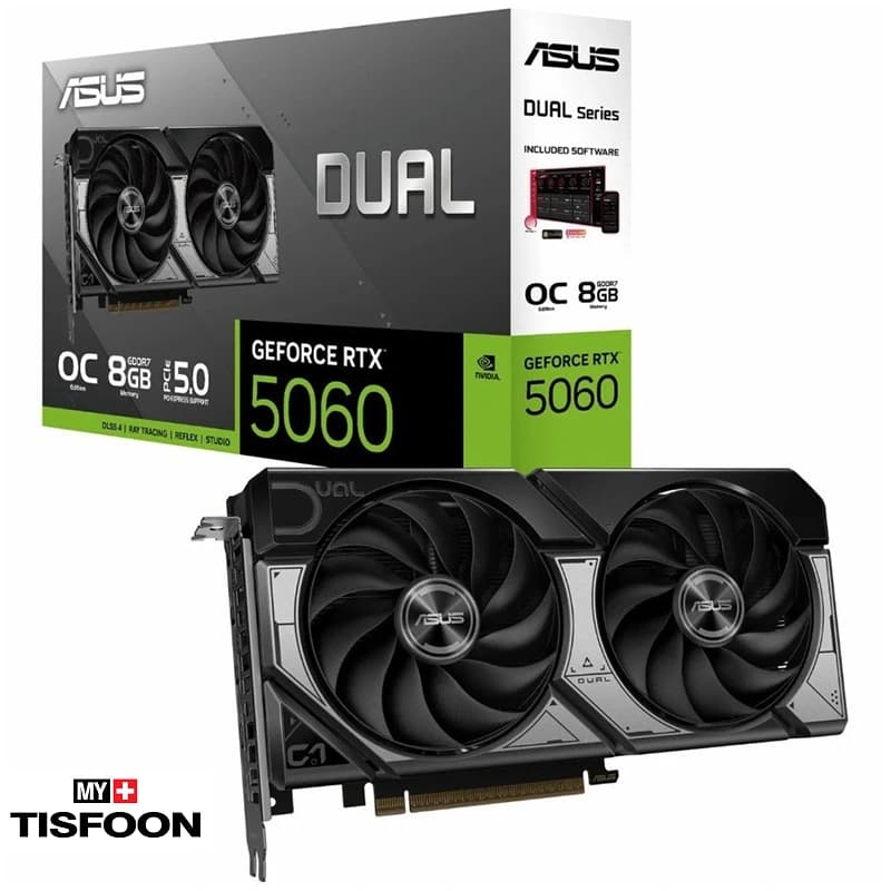 کارت گرافیک ایسوس مدل Dual GeForce RTX™ 5060 8GB GDDR7 OC Edition — تصویر ۹