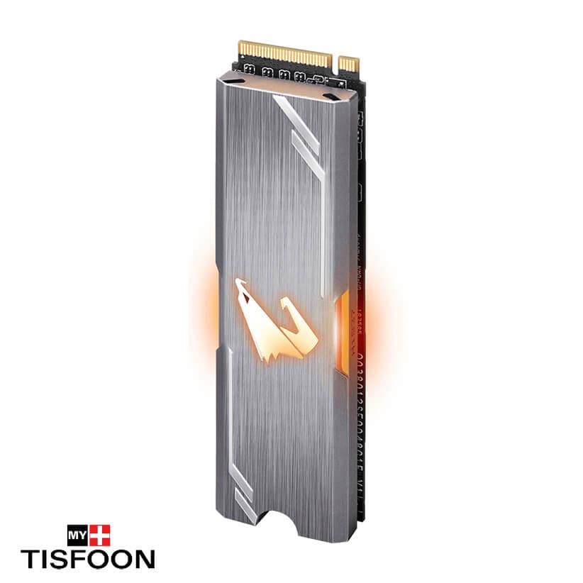 اس اس دی گیگابایت مدل AORUS RGB M.2 NVMe ظرفیت ۵۱۲ گیگابایت — تصویر ۵
