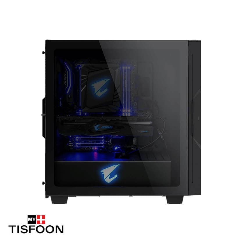 کیس کامپیوتر گیگابایت Gigabyte AORUS C300 GLASS — تصویر ۲
