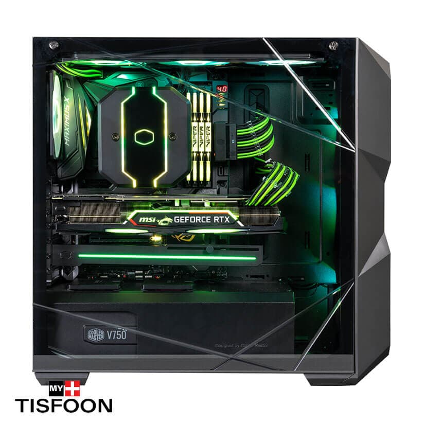 کیس کامپیوتر کولر مستر مدل CoolerMaster MasterBox TD500 CRYSTAL — تصویر ۱۰