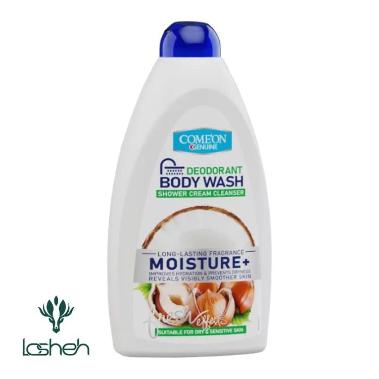 شامپو بدن کرمی کامان مدل Moisture مناسب پوست خشک و حساس — تصویر ۳