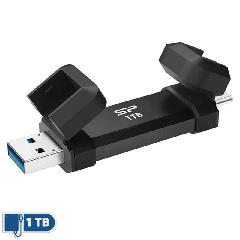 اس اس دی اکسترنال سیلیکون پاور مدل DS72 ظرفیت 1 ترابایت رابط USB 3.2 Gen2 — تصویر ۲