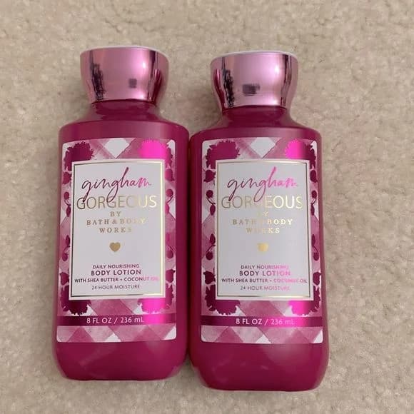 لوسیون بدن بث اند بادی ورکس gingham GORGEOUS حجم 236 میل — تصویر ۸