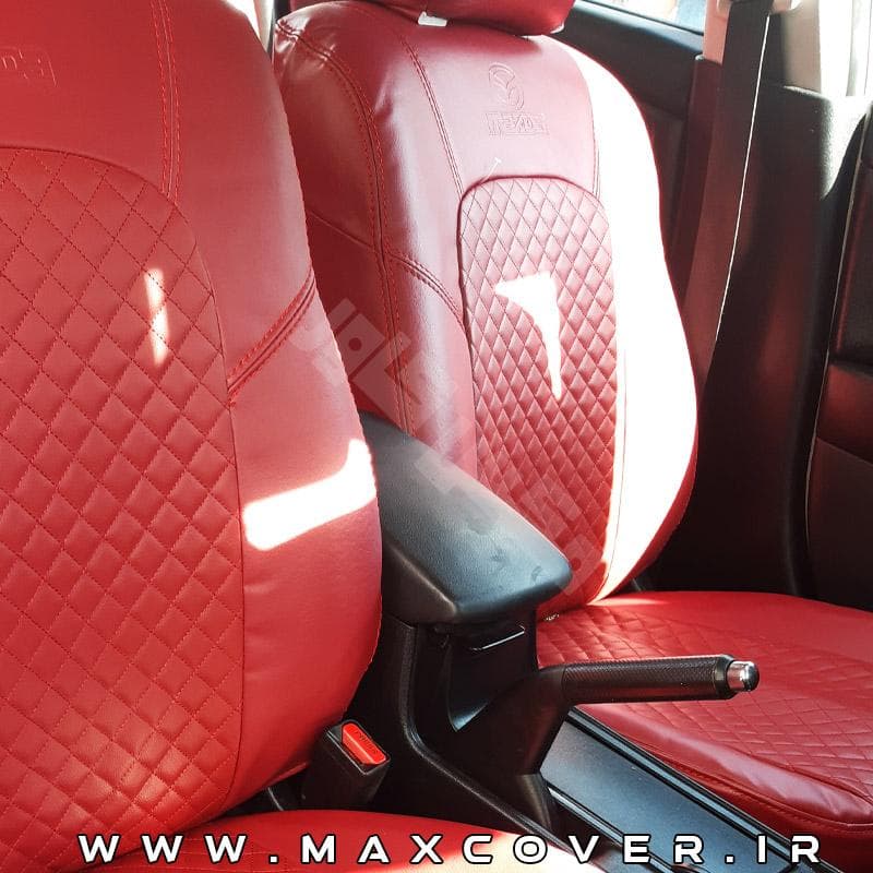 روکش صندلی مزدا 3 Mazda چرم زرشکی — تصویر ۸