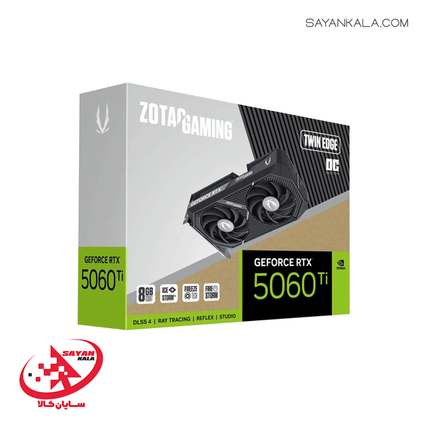 کارت گرافیک زوتک مدل GRAPHICS CARD ZOTAC GeForce RTX 5060 TI Twin Edge OC 8GB