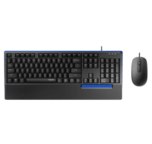 کیبورد و ماوس با سیم رپو مدل KEYBOARD AND MOUSE RAPOO NX2000 — تصویر ۵