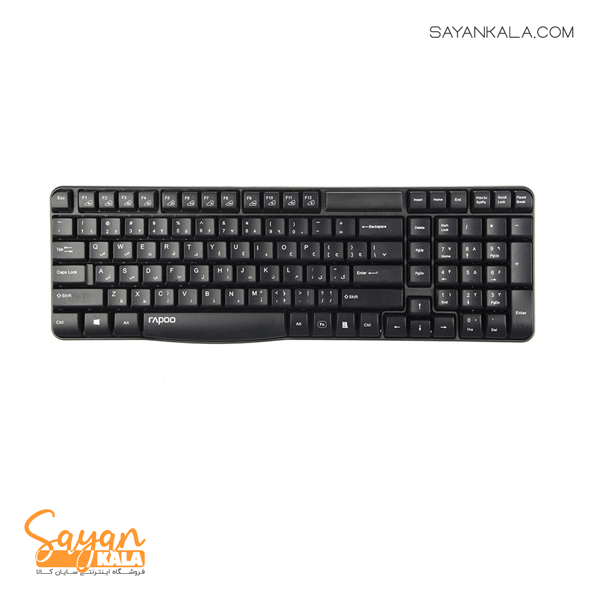 کیبورد بی سیم رپو مدل KEYBOARD RAPOO E1050
