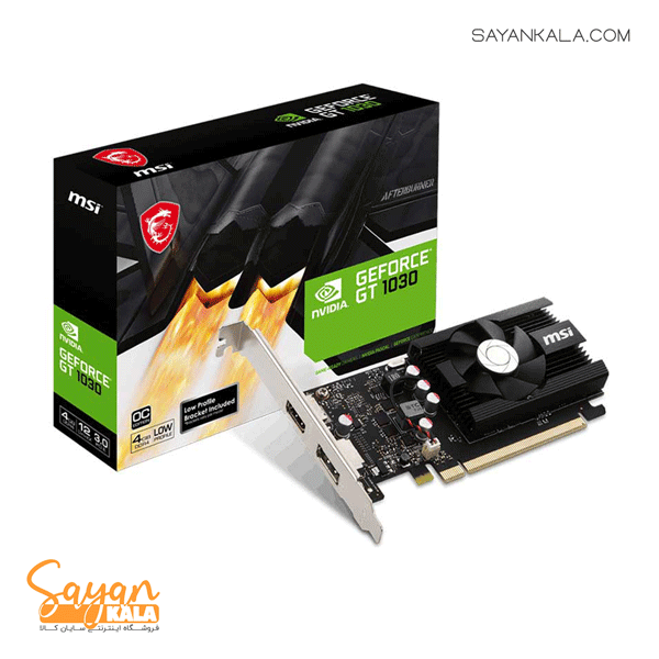 کارت گرافیک ام اس آی مدل Graphics Card MSI GeForce GT1030 4GB OC LP