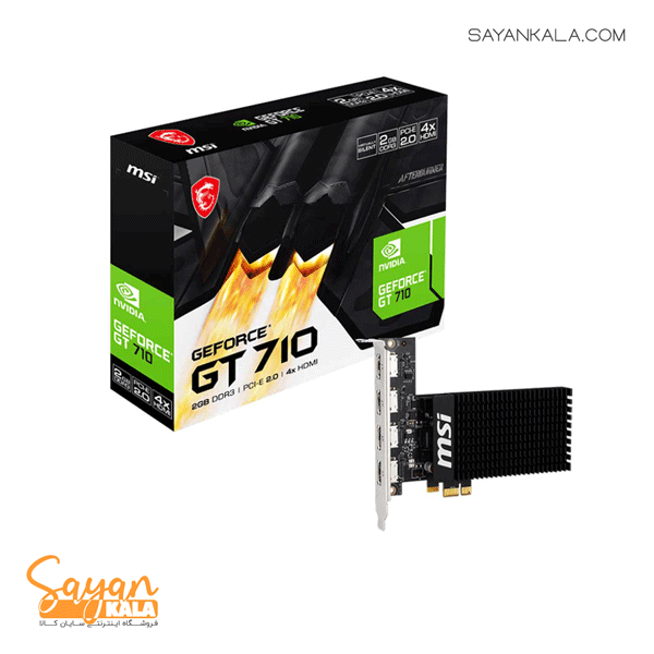کارت گرافیک ام اس آی مدل Graphics Card MSI GeForce GT710 2GB 4HDMI