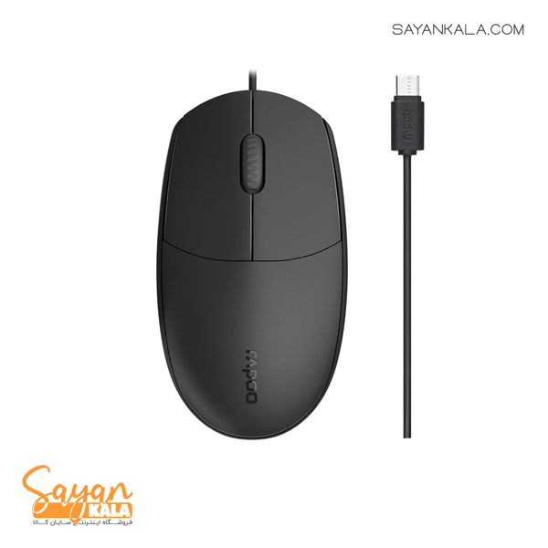 ماوس با سیم رپو مدل MOUSE RAPOO N100C — تصویر ۲