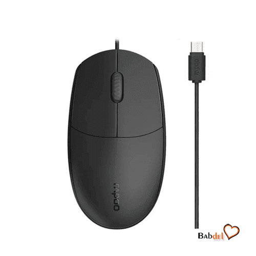 ماوس با سیم رپو مدل MOUSE RAPOO N100C — تصویر ۶