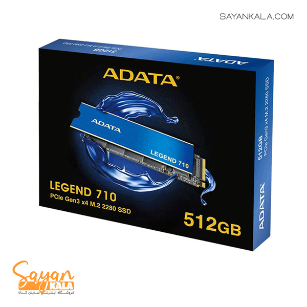 اس اس دی اینترنال ای دیتا لجند مدل SSD ADATA LEGEND 2280 M2 710 NVME 512GB — تصویر ۳