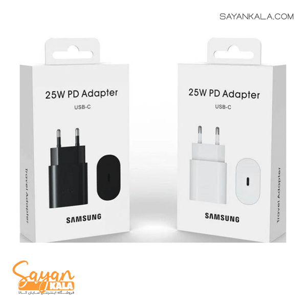 آداپتور شارژر سامسونگ مدل Adapter SAMSUNG EP TA800NBEGAE USB C 25W PD — تصویر ۵