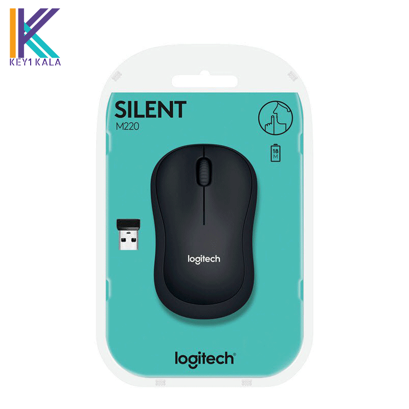 موس بی سیم لاجیتک مدل Mouse Logitech Wireless M220 — تصویر ۸