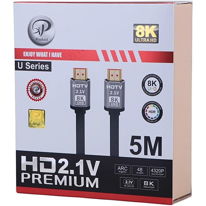 کابل HDMI 8K ایکس پی پروداکت U Series طول 5 متر — تصویر ۱۰