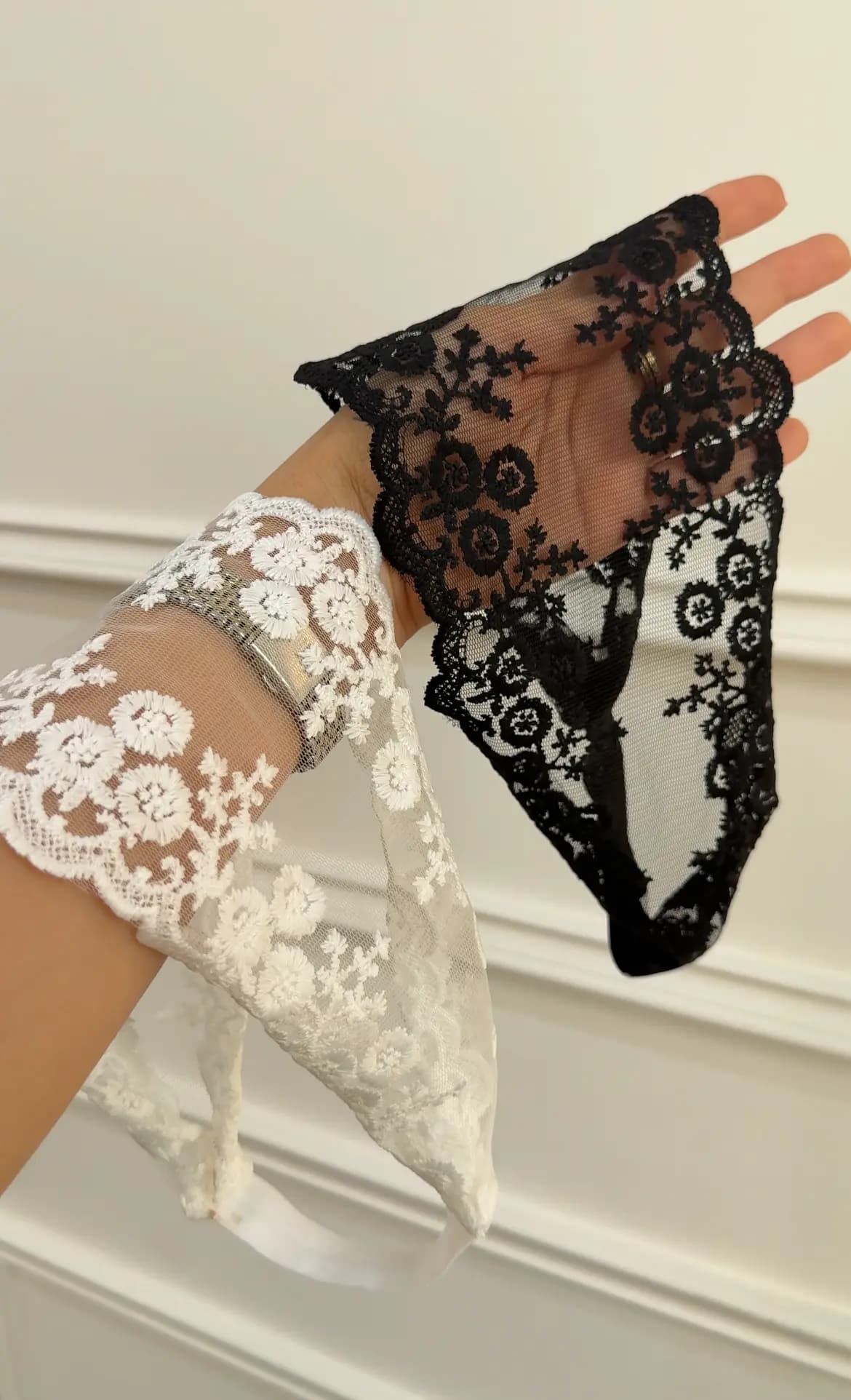 هدبند گیپور باغ گل — تصویر ۵