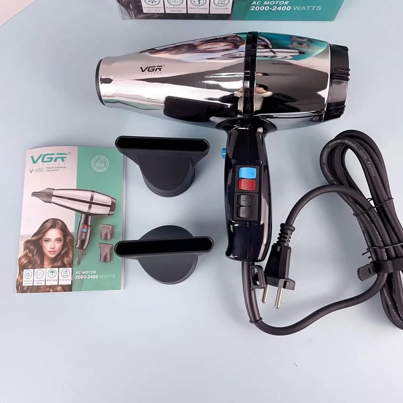 سشوار حرفه ای وی جی ار مدل V-466 — تصویر ۷