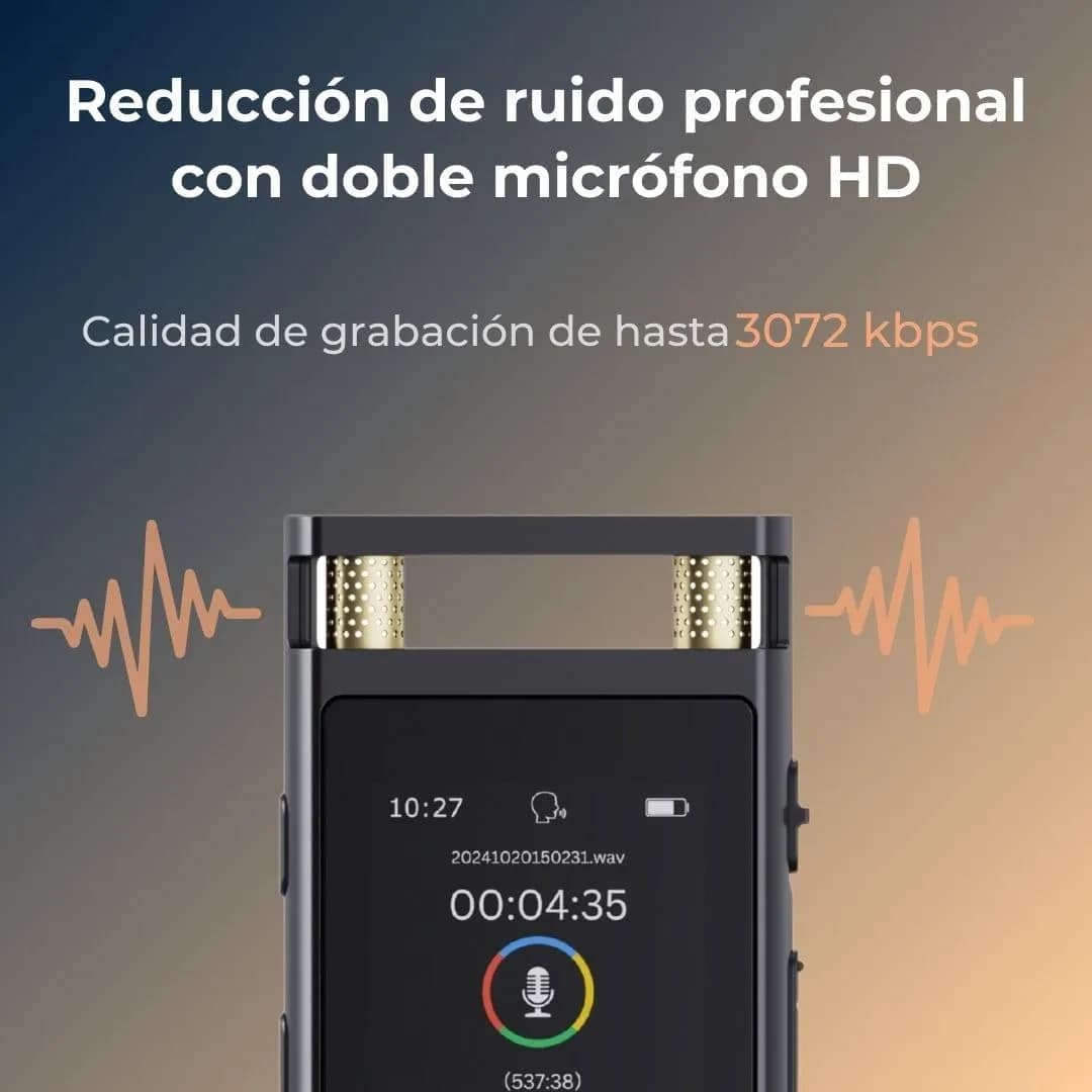 ضبطکننده صدای دیجیتال با حافظه 64 گیگابایت برند FOCASE REC مدل RM1001 — تصویر ۷