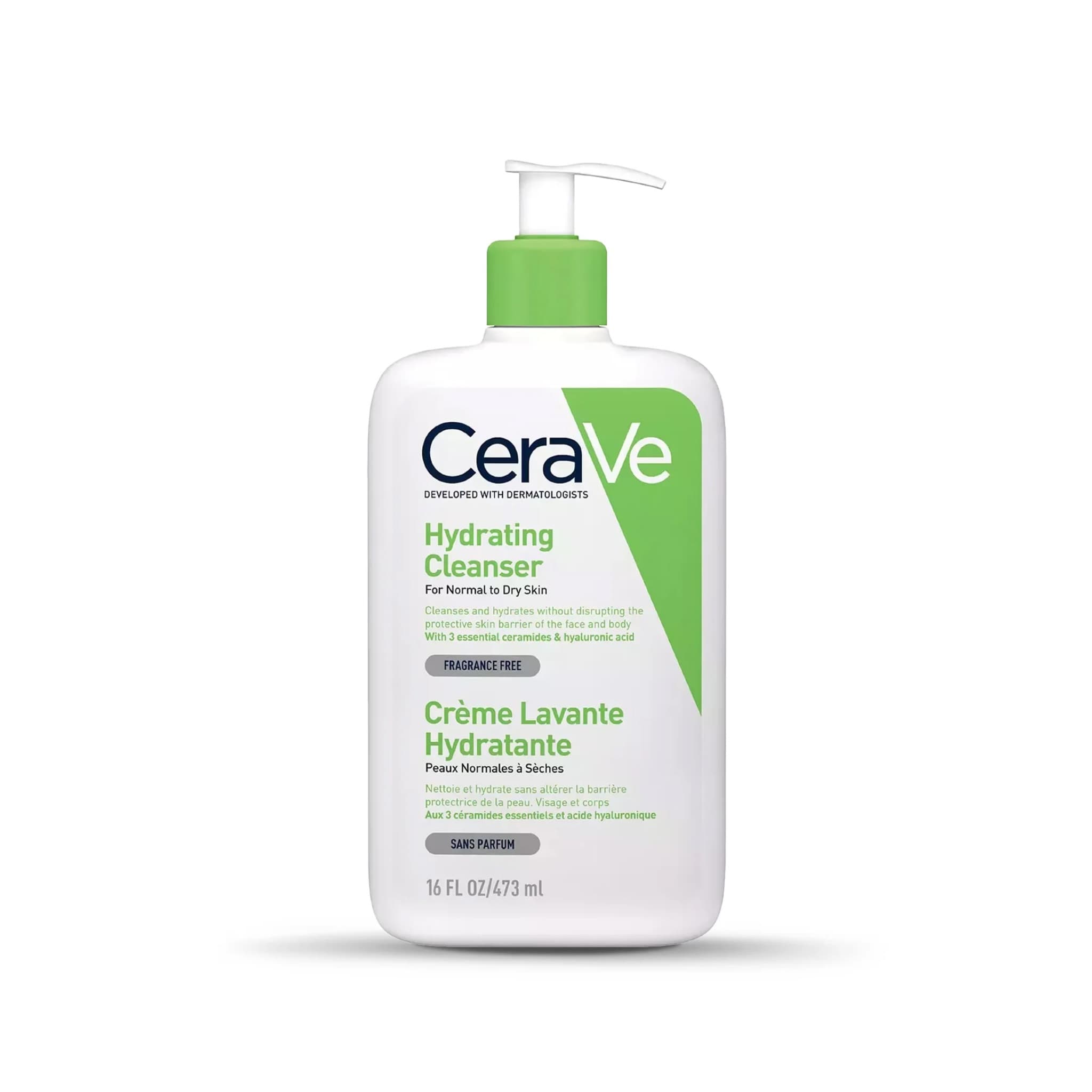 ژل شستشوی پوست نرمال تا خشک سراوی Cerave Hydrating Cleanser حجم 473میل (اورجینال ) — تصویر ۲