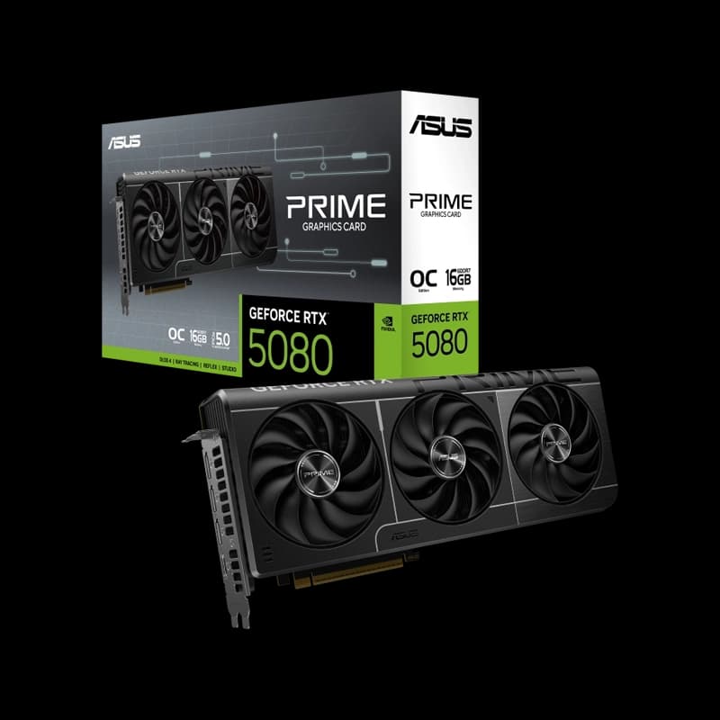 کارت گرافیک ایسوس PRIME GeForce RTX5080 16GB GDDR7 OC Edition