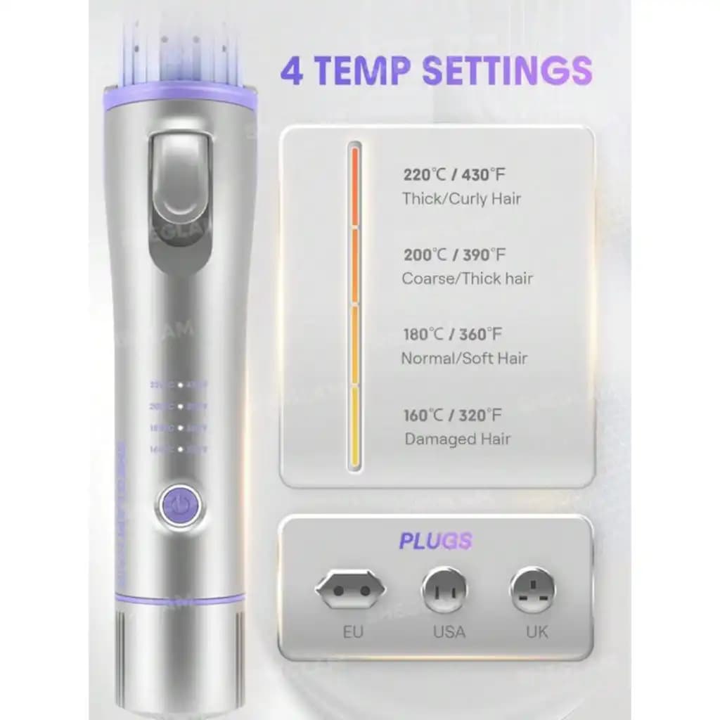 حالت دهنده مو شیگلم Cool Lock Airflow | سایز 32 میلی متر — تصویر ۴