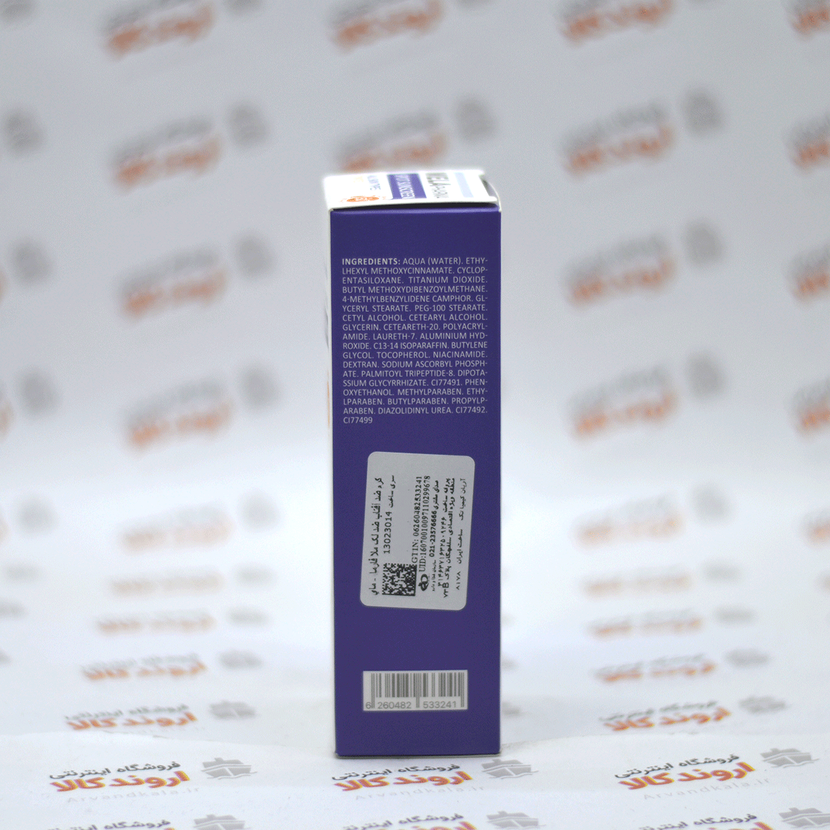 کرم ضد آفتاب رنگی ضد لک spf 50 انواع پوست ملافارما حجم 50 میل — تصویر ۴