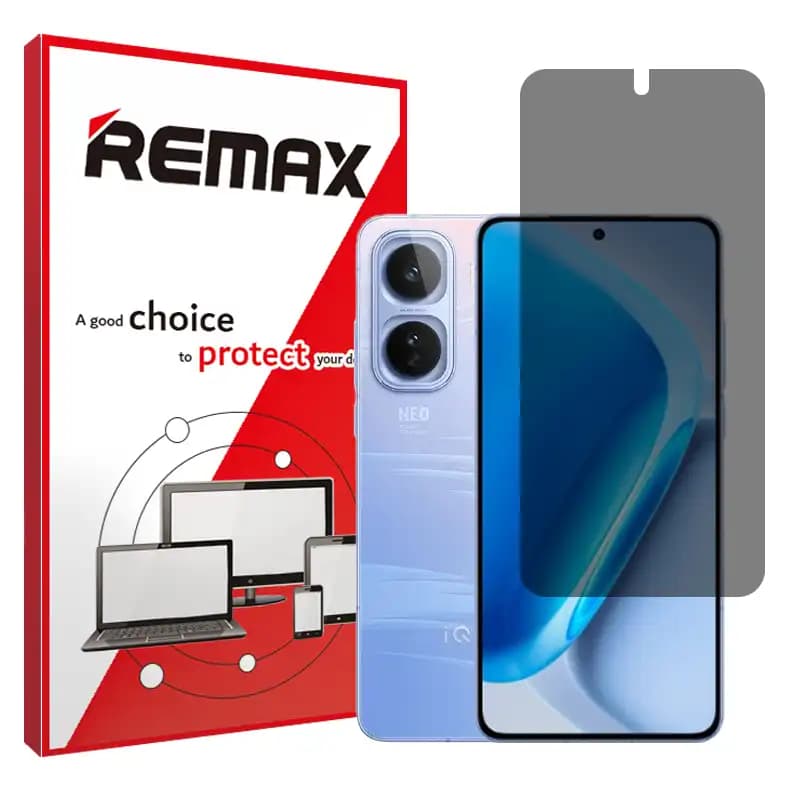 گلس حریم شخصی ویوو Vivo iQOO Neo 11 مدل هیدروژلی برند ریمکس — تصویر ۲