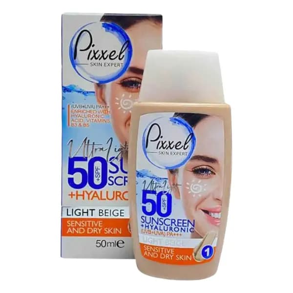 ضد آفتاب رنگی پوست خشک +SPF50 پیکسل — تصویر ۳