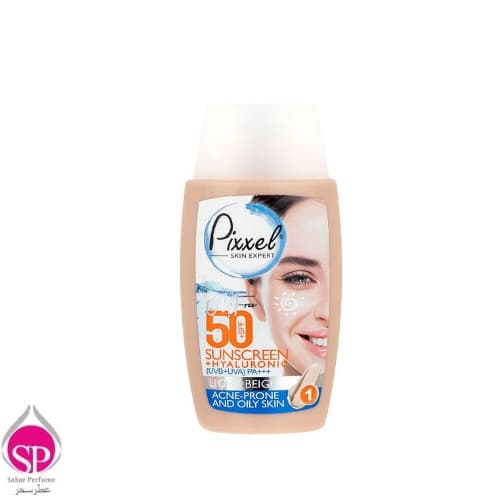 ضد آفتاب رنگی پوست چرب +SPF50 پیکسل — تصویر ۲