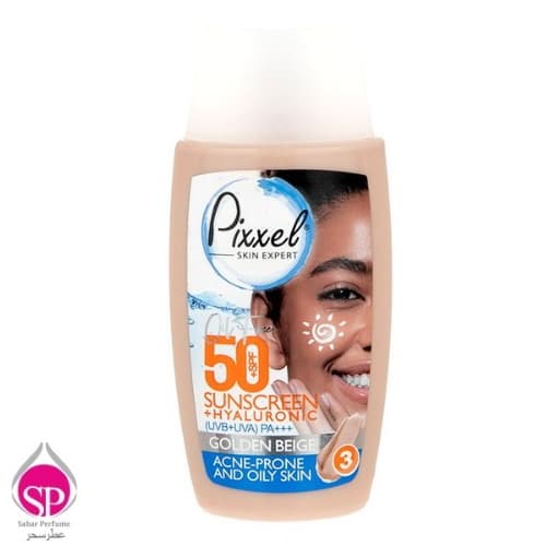 ضد آفتاب رنگی پوست چرب +SPF50 پیکسل