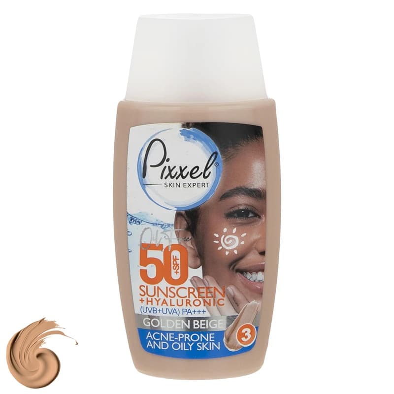 ضد آفتاب رنگی پوست چرب +SPF50 پیکسل — تصویر ۳