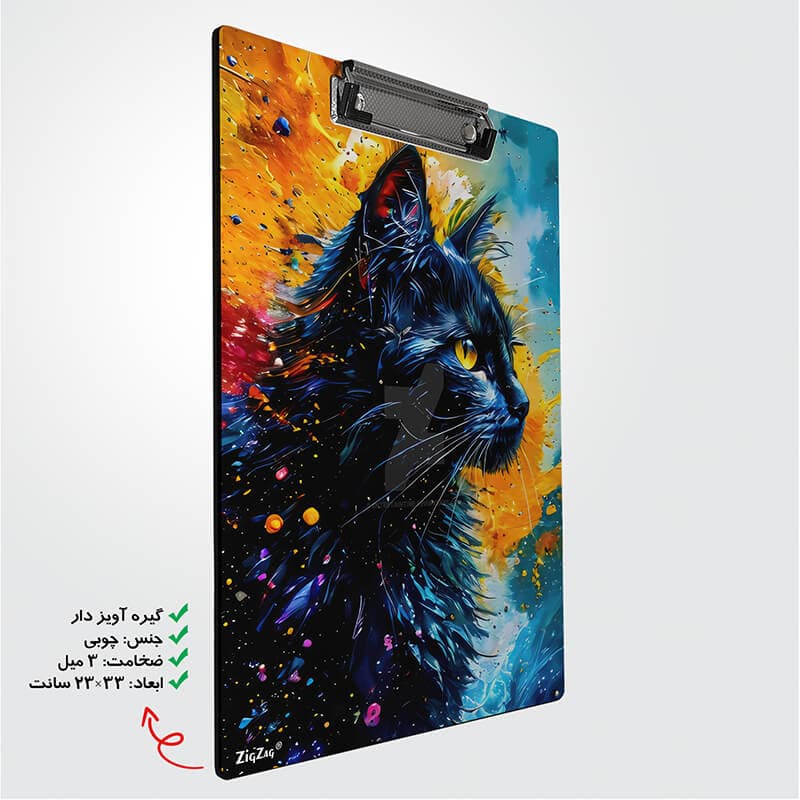 تخته شاسی طرح گربه فانتزی کد W7111 — تصویر ۶