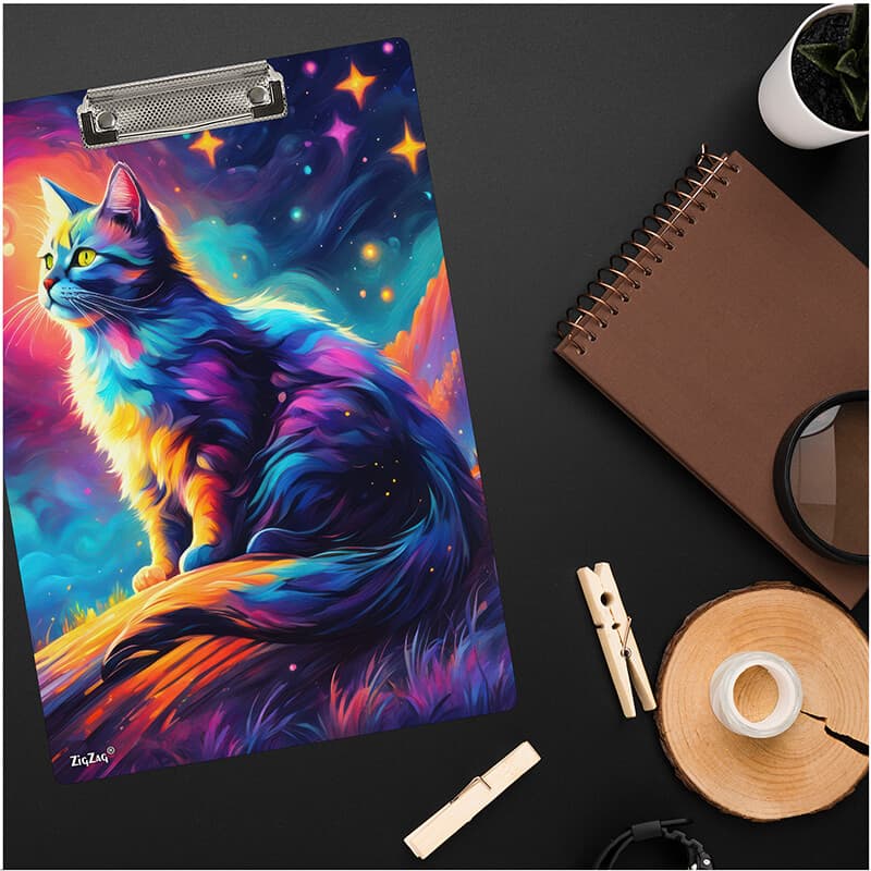 تخته شاسی طرح گربه فانتزی کد W7109 — تصویر ۸