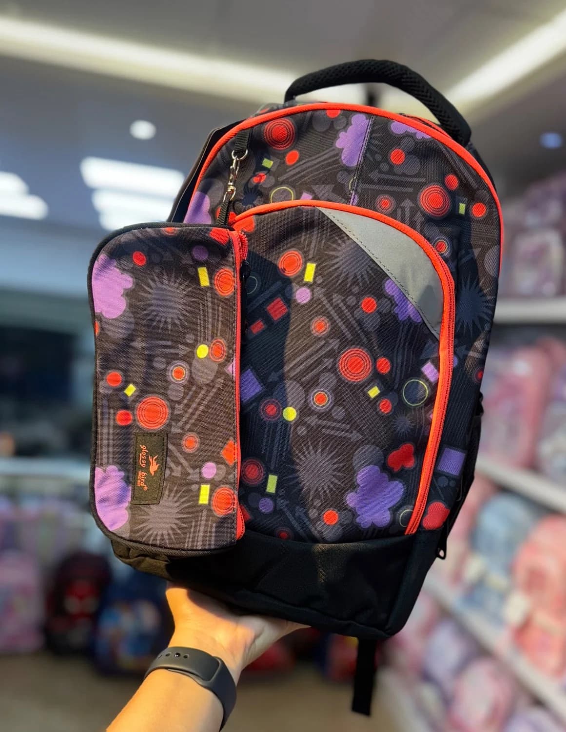 کوله پشتی اورجینال برند Glossy Bird کلاسیک دو تیکه — تصویر ۲